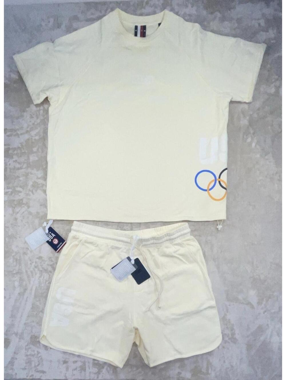 KITH for Team USA 5 Rings Howard “Spirited” T-Shirt & Shorts Men’s XL - SLD